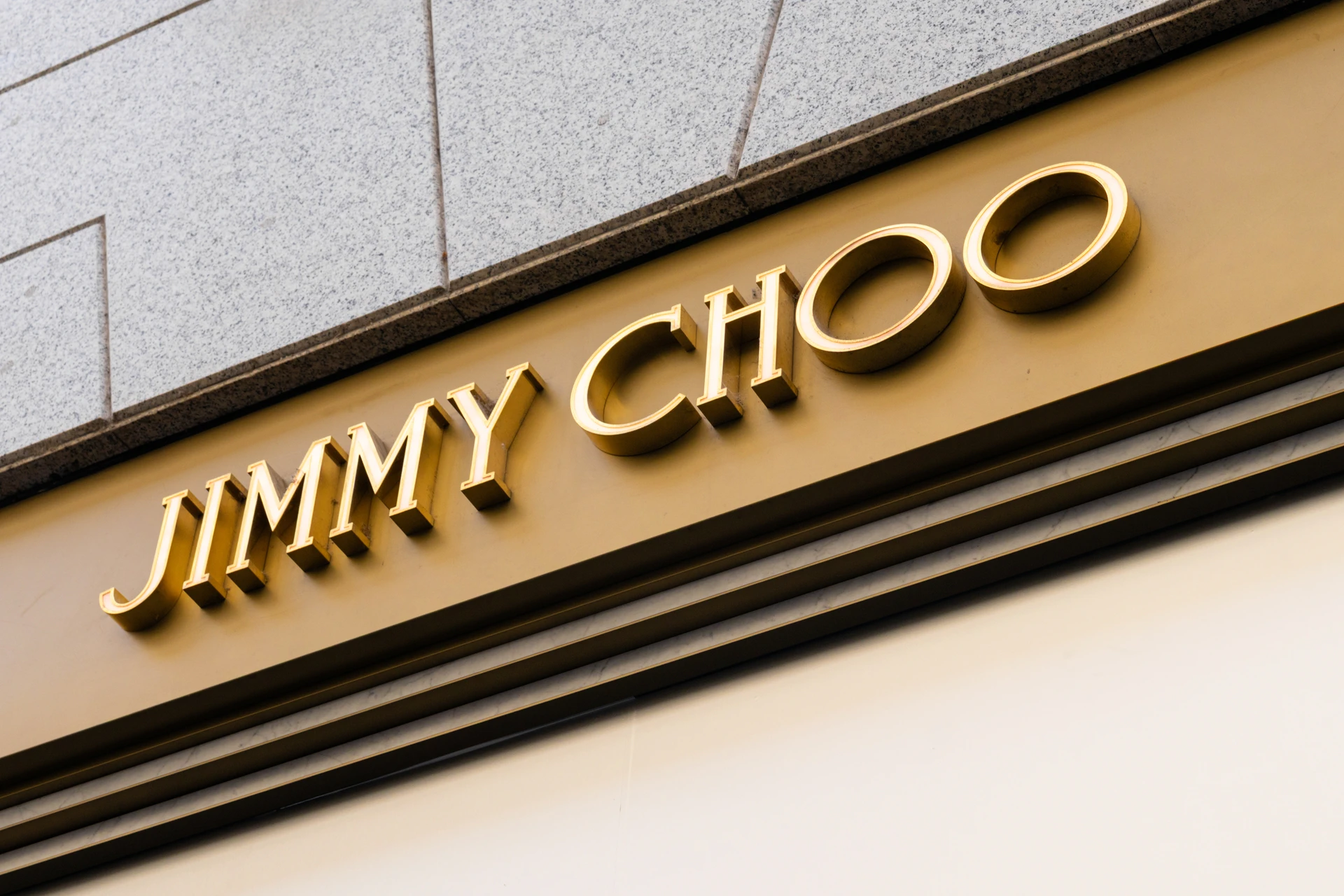jimmy choo metal sign